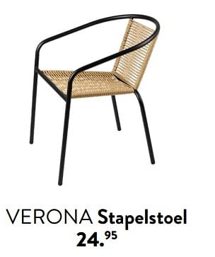 Promotions Verona stapelstoel - Produit maison - Casa - Valide de 29/02/2024 à 25/09/2024 chez Casa