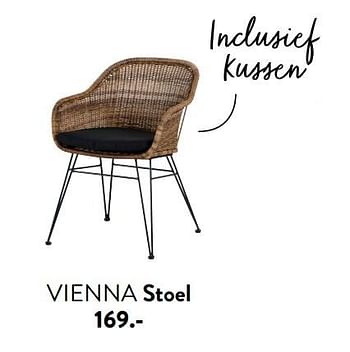 Promotions Vienna stoel - Produit maison - Casa - Valide de 29/02/2024 à 25/09/2024 chez Casa