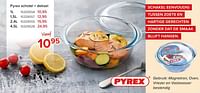 Promoties Pyrex schotel + deksel - Pyrex - Geldig van 08/03/2024 tot 14/04/2024 bij Euro Shop