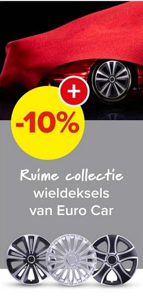 Promotions Ruime collectie wieldeksels van euro car -10% - Euro Car - Valide de 08/03/2024 à 14/04/2024 chez Euro Shop
