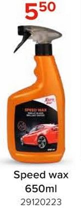 Promoties Speed wax - Euro Car - Geldig van 08/03/2024 tot 14/04/2024 bij Euro Shop