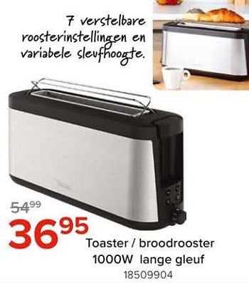 Promoties Tefal toaster - broodrooster - Tefal - Geldig van 08/03/2024 tot 14/04/2024 bij Euro Shop
