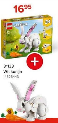 31133 wit konijn-Lego