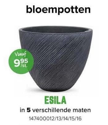 Promoties Bloempotten esila - Huismerk - Euroshop - Geldig van 08/03/2024 tot 14/04/2024 bij Euro Shop
