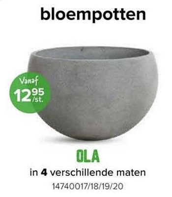 Promotions Bloempotten ola - Produit Maison - Euroshop - Valide de 08/03/2024 à 14/04/2024 chez Euro Shop