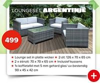 Loungeset argentinië-Huismerk - Euroshop