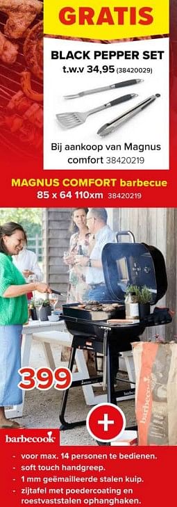 Promotions Magnus comfort barbecue - Barbecook - Valide de 08/03/2024 à 14/04/2024 chez Euro Shop