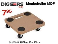 Meubelroller mdf-Diggers