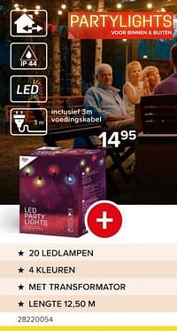 Partylights 20 ledlampen-Euro Light