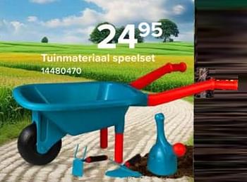 Promoties Tuinmateriaal speelset - Huismerk - Euroshop - Geldig van 08/03/2024 tot 14/04/2024 bij Euro Shop