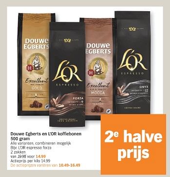 Promoties Lor espresso forza - Douwe Egberts - Geldig van 11/03/2024 tot 17/03/2024 bij Albert Heijn