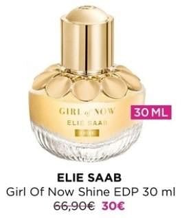Promotions Elie saab girl of now shine edp - Elie Saab - Valide de 11/03/2024 à 17/03/2024 chez ICI PARIS XL