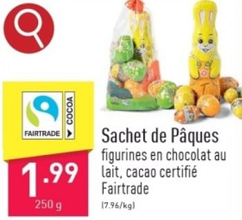 Promotions Sachet de pâques - Produit maison - Aldi - Valide de 15/03/2024 à 17/03/2024 chez Aldi