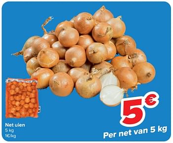 Promoties Net uien - Huismerk - Carrefour  - Geldig van 13/03/2024 tot 25/03/2024 bij Carrefour