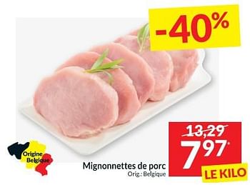 Promoties Mignonnettes de porc - Huismerk - Intermarche - Geldig van 12/03/2024 tot 17/03/2024 bij Intermarche