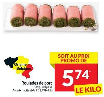Promoties Roulades de porc - Huismerk - Intermarche - Geldig van 12/03/2024 tot 17/03/2024 bij Intermarche