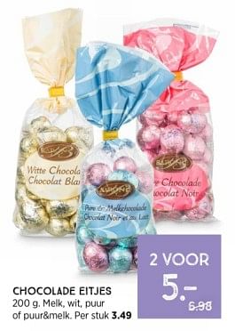 Promoties Chocolade eitjes - Huismerk - Xenos - Geldig van 10/03/2024 tot 23/03/2024 bij Xenos