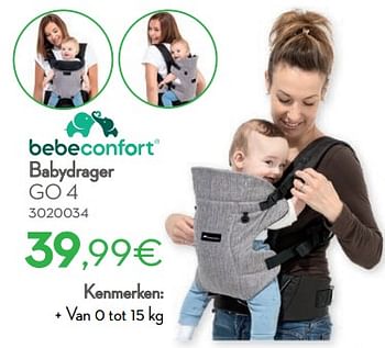 Promoties Babydrager go 4 - Bébéconfort - Geldig van 01/01/2024 tot 31/01/2024 bij Cora