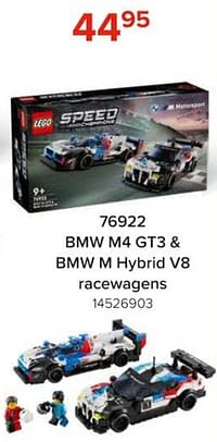 76922 bmw m4 gt3 + bmw m hybrid v8 racewagens-Lego