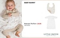 Baby bunny badcape-Little Dutch