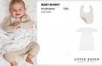 Baby bunny knuffeldoek-Little Dutch