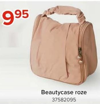 Promoties Beautycase roze - Huismerk - Euroshop - Geldig van 08/03/2024 tot 14/04/2024 bij Euro Shop