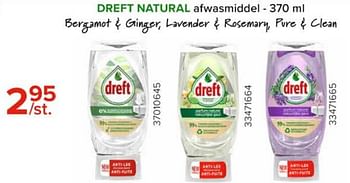Promoties Dreft natural afwasmiddel - Dreft - Geldig van 08/03/2024 tot 14/04/2024 bij Euro Shop
