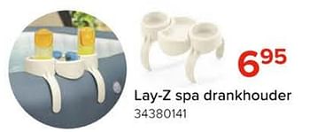 Promoties Lay-z spa drankhouder - BestWay - Geldig van 08/03/2024 tot 14/04/2024 bij Euro Shop