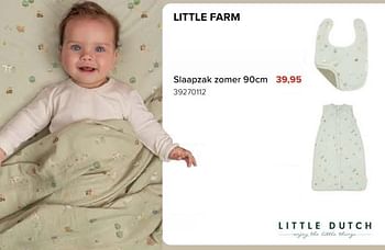 Promoties Little farm slaapzak zomer - Little Dutch - Geldig van 08/03/2024 tot 14/04/2024 bij Euro Shop