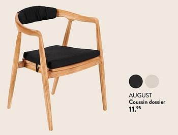 Promotions August coussin dossier - Produit maison - Casa - Valide de 29/02/2024 à 25/09/2024 chez Casa