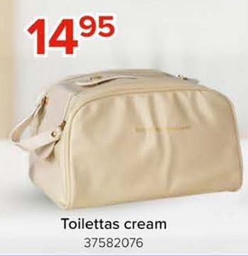 Promoties Toilettas cream - Huismerk - Euroshop - Geldig van 08/03/2024 tot 14/04/2024 bij Euro Shop