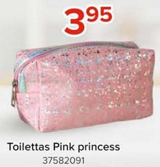 Promoties Toilettas pink princess - Huismerk - Euroshop - Geldig van 08/03/2024 tot 14/04/2024 bij Euro Shop