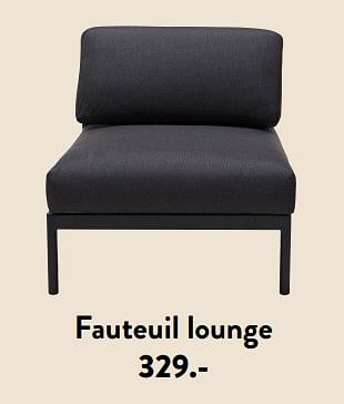 Promoties Fauteuil lounge - Huismerk - Casa - Geldig van 29/02/2024 tot 25/09/2024 bij Casa
