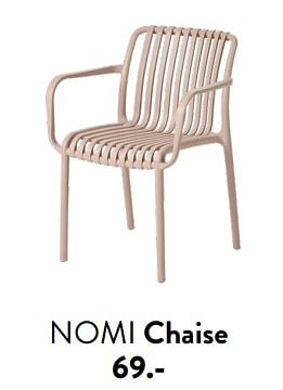 Promoties Nomi chaise - Huismerk - Casa - Geldig van 29/02/2024 tot 25/09/2024 bij Casa