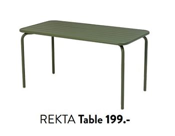 Promotions Rekta table - Produit maison - Casa - Valide de 29/02/2024 à 25/09/2024 chez Casa