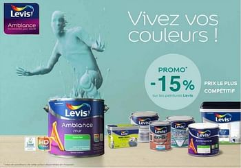 Promotions -15% sur les peintures levis - Levis - Valide de 08/03/2024 à 14/04/2024 chez Euro Shop
