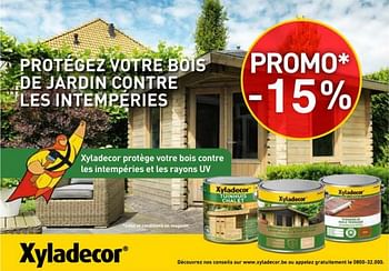 Promotions -15% xyladecor protège votre bois contre les intempéries et les rayons uv - Xyladecor - Valide de 08/03/2024 à 14/04/2024 chez Euro Shop