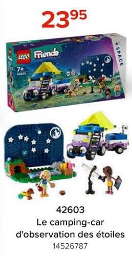 Promotions 42603 le camping-car d`observation des étoiles - Lego - Valide de 08/03/2024 à 14/04/2024 chez Euro Shop