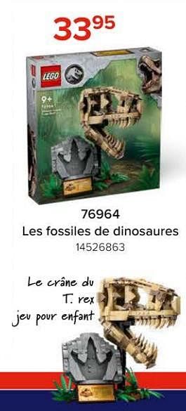 Promotions 76964 les fossiles de dinosaures - Lego - Valide de 08/03/2024 à 14/04/2024 chez Euro Shop