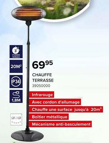 Promotions Chauffe terrasse - DDD - Valide de 08/03/2024 à 14/04/2024 chez Euro Shop