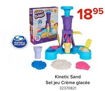 Promoties Kinetic sand set jeu crème glacée - Spin Master - Geldig van 08/03/2024 tot 14/04/2024 bij Euro Shop