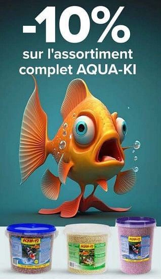 Promotions -10% sur l`assortiment complet aqua-ki - Aqua Ki - Valide de 08/03/2024 à 14/04/2024 chez Euro Shop