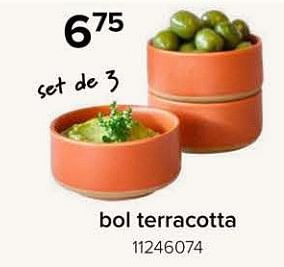 Promoties Bol terracotta - Cosy & Trendy - Geldig van 08/03/2024 tot 14/04/2024 bij Euro Shop