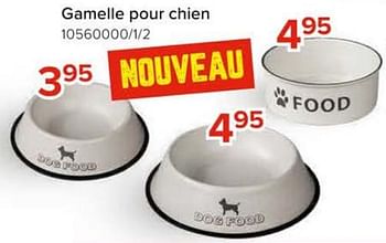 Promotions Gamelle pour chien - Produit Maison - Euroshop - Valide de 08/03/2024 à 14/04/2024 chez Euro Shop