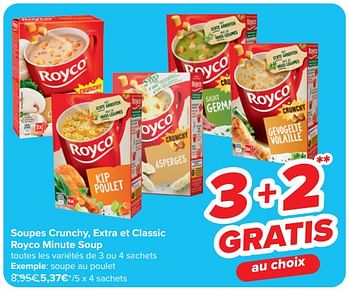 Promotions Soupe au poulet - Royco - Valide de 13/03/2024 à 25/03/2024 chez Carrefour
