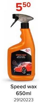 Promotions Speed wax - Euro Car - Valide de 08/03/2024 à 14/04/2024 chez Euro Shop