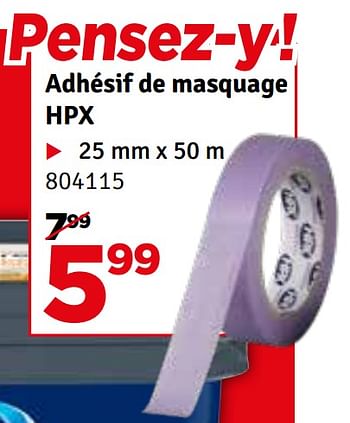 Promoties Adhésif de masquage hpx - HPX - Geldig van 12/03/2024 tot 28/03/2024 bij Mr. Bricolage