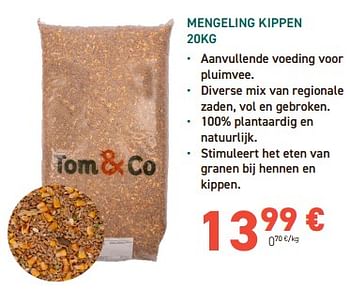 Promoties Mengeling kippen - Huismerk - Tom & Co - Geldig van 13/03/2024 tot 24/03/2024 bij Tom&Co