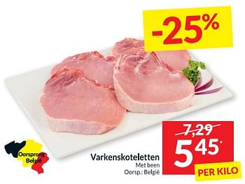 Promotions Varkenskoteletten - Produit maison - Intermarche - Valide de 12/03/2024 à 17/03/2024 chez Intermarche