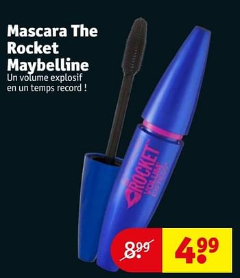 Promotions Mascara the rocket maybelline - Maybelline - Valide de 12/03/2024 à 24/03/2024 chez Kruidvat